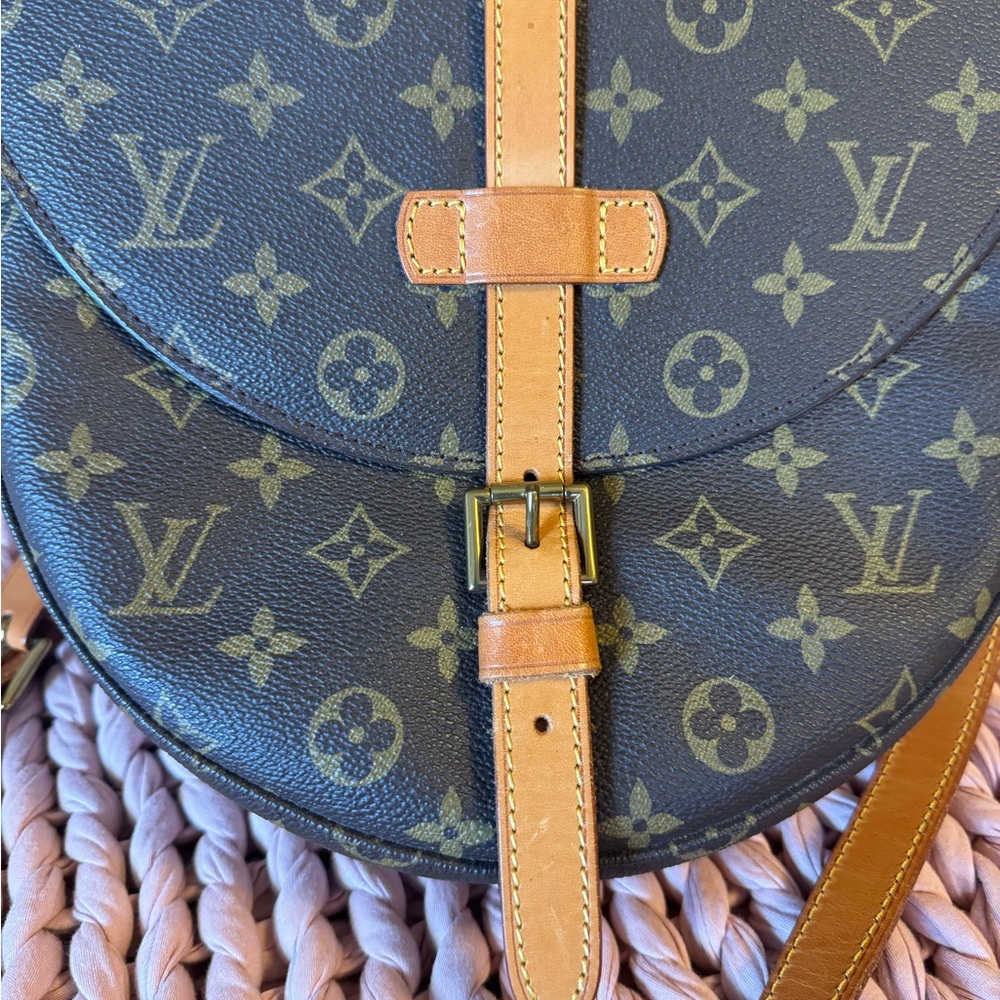 Louis Vuitton leather crossbody bag